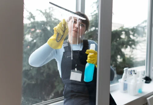 Nettoyage de vitres intérieures et extérieures à Combre